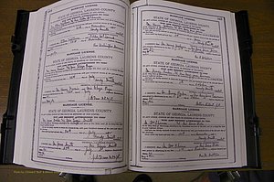 Laurens Co, GA, Marriages Book K, 1886 - 1896, P 444-445.JPG