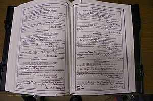 Laurens Co, GA, Marriages Book K, 1886 - 1896, P 474-475.JPG