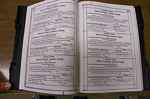 Laurens Co, GA, Marriages Book N, 1905 - 1915, White, P 314-315.JPG