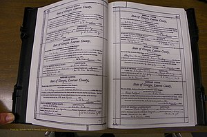 Laurens Co, GA, Marriages Book N, 1905 - 1915, White, P 322-323.JPG