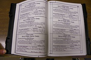 Laurens Co, GA, Marriages Book N, 1905 - 1915, White, P 326-327.JPG