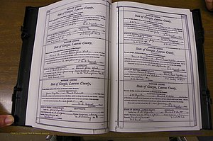 Laurens Co, GA, Marriages Book N, 1905 - 1915, White, P 336-337.JPG