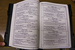 Laurens Co, GA, Marriages Book N, 1905 - 1915, White, P 342-343.JPG