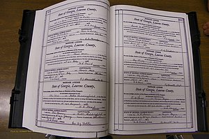 Laurens Co, GA, Marriages Book N, 1905 - 1915, White, P 434-435.JPG