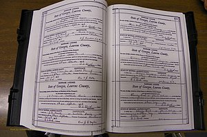 Laurens Co, GA, Marriages Book N, 1905 - 1915, White, P 452-453.JPG