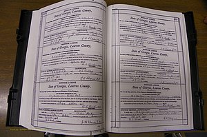 Laurens Co, GA, Marriages Book N, 1905 - 1915, White, P 458-459.JPG