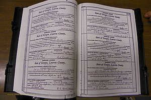 Laurens Co, GA, Marriages Book N, 1905 - 1915, White, P 462-463.JPG