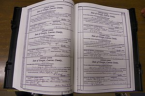 Laurens Co, GA, Marriages Book N, 1905 - 1915, White, P 464-465.JPG