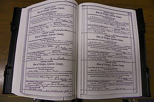 Laurens Co, GA, Marriages Book N, 1905 - 1915, White, P 472-473.JPG