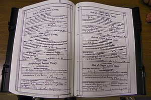 Laurens Co, GA, Marriages Book N, 1905 - 1915, White, P 500-501.JPG