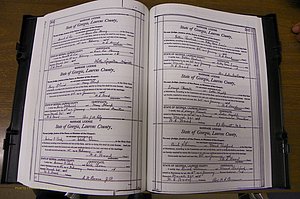 Laurens Co, GA, Marriages Book N, 1905 - 1915, White, P 502-503.JPG