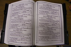 Laurens Co, GA, Marriages Book N, 1905 - 1915, White, P 504-505.JPG