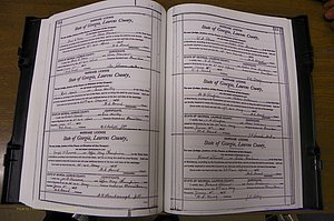 Laurens Co, GA, Marriages Book N, 1905 - 1915, White, P 514-515.JPG