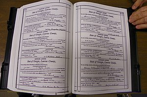 Laurens Co, GA, Marriages Book N, 1905 - 1915, White, P 554-555.JPG