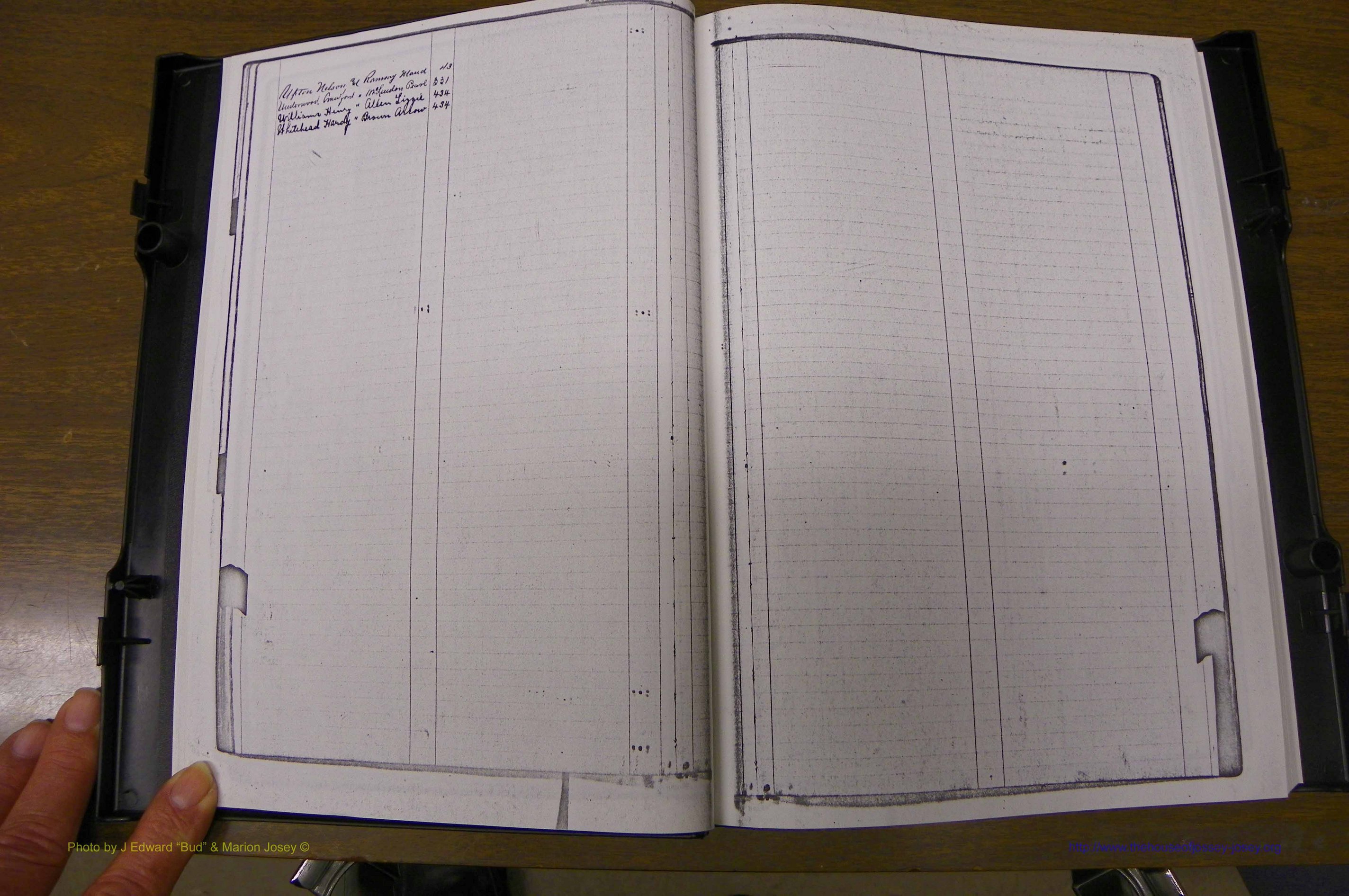 Laurens Co, GA, Marriages Book O, 1907 - 1915, Colored, Index U & W.JPG