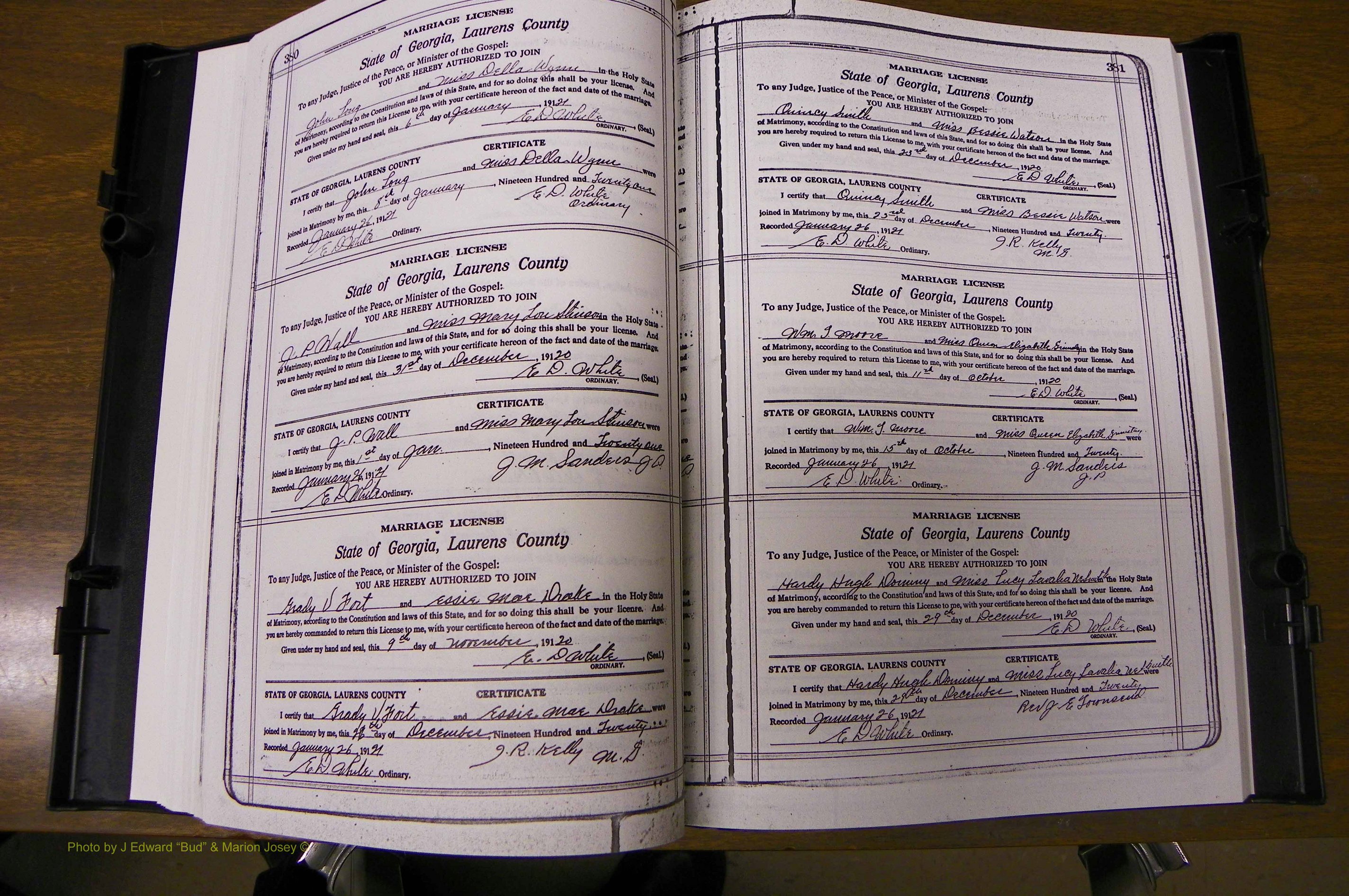Laurens Co, GA, Marriages Book P, 1915 - 1924, White, P 380-481.JPG