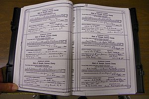 Laurens Co, GA, Marriages Book P, 1915 - 1924, White, P 002-003.JPG