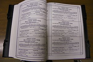 Laurens Co, GA, Marriages Book P, 1915 - 1924, White, P 042-043.JPG