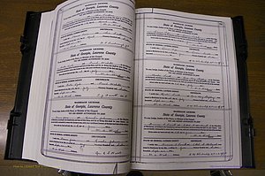 Laurens Co, GA, Marriages Book P, 1915 - 1924, White, P 072-073.JPG