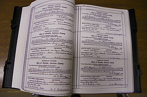 Laurens Co, GA, Marriages Book P, 1915 - 1924, White, P 098-099.JPG