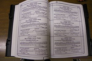 Laurens Co, GA, Marriages Book P, 1915 - 1924, White, P 108-109.JPG