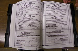 Laurens Co, GA, Marriages Book P, 1915 - 1924, White, P 120-121.JPG