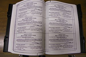 Laurens Co, GA, Marriages Book P, 1915 - 1924, White, P 150-151.JPG