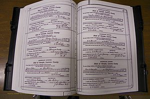 Laurens Co, GA, Marriages Book P, 1915 - 1924, White, P 176-177.JPG