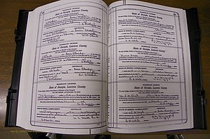 Laurens Co, GA, Marriages Book P, 1915 - 1924, White, P 184-185.JPG