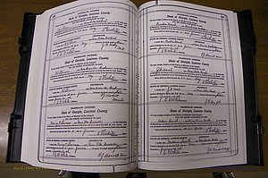 Laurens Co, GA, Marriages Book P, 1915 - 1924, White, P 194-195.JPG