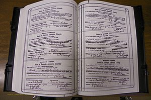 Laurens Co, GA, Marriages Book P, 1915 - 1924, White, P 200-201.JPG