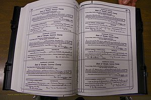Laurens Co, GA, Marriages Book P, 1915 - 1924, White, P 238-239.JPG