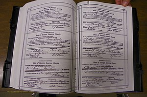 Laurens Co, GA, Marriages Book P, 1915 - 1924, White, P 258-259.JPG