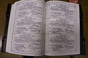 Laurens Co, GA, Marriages Book P, 1915 - 1924, White, P 262-263.JPG