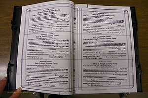 Laurens Co, GA, Marriages Book P, 1915 - 1924, White, P 302-303.JPG