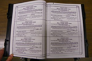 Laurens Co, GA, Marriages Book P, 1915 - 1924, White, P 306-307.JPG
