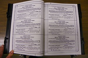 Laurens Co, GA, Marriages Book P, 1915 - 1924, White, P 314-315.JPG