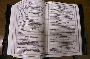 Laurens Co, GA, Marriages Book P, 1915 - 1924, White, P 448-449.JPG