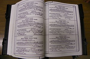 Laurens Co, GA, Marriages Book P, 1915 - 1924, White, P 452-453.JPG