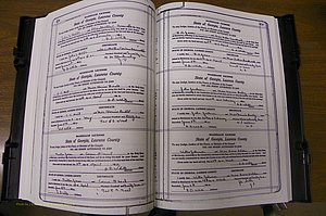 Laurens Co, GA, Marriages Book P, 1915 - 1924, White, P 458-459.JPG