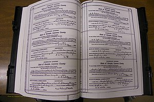 Laurens Co, GA, Marriages Book P, 1915 - 1924, White, P 474-475.JPG