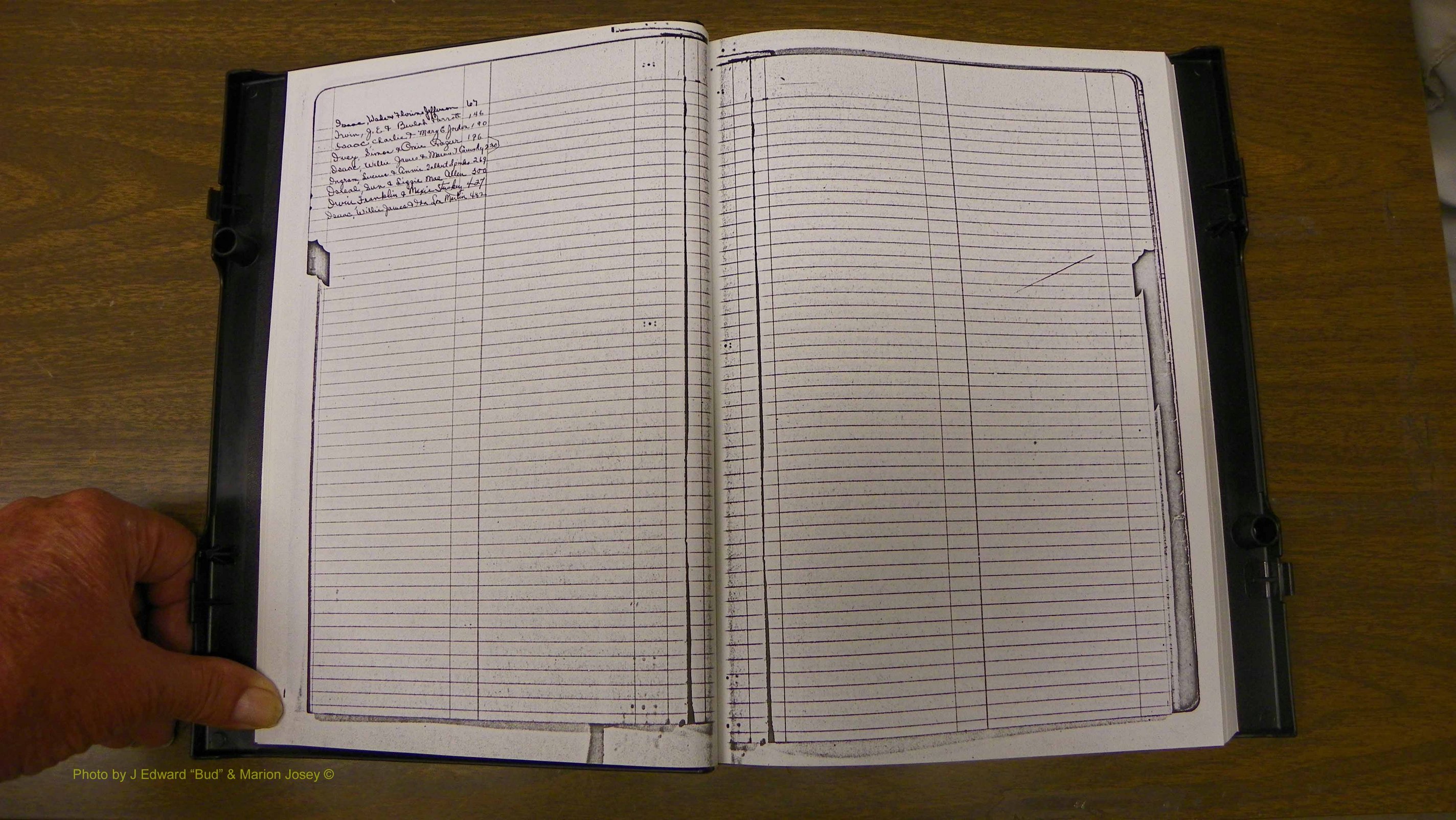 Laurens Co, GA, Marriages Book T, 1929 - 1938, Colored, Index I.JPG