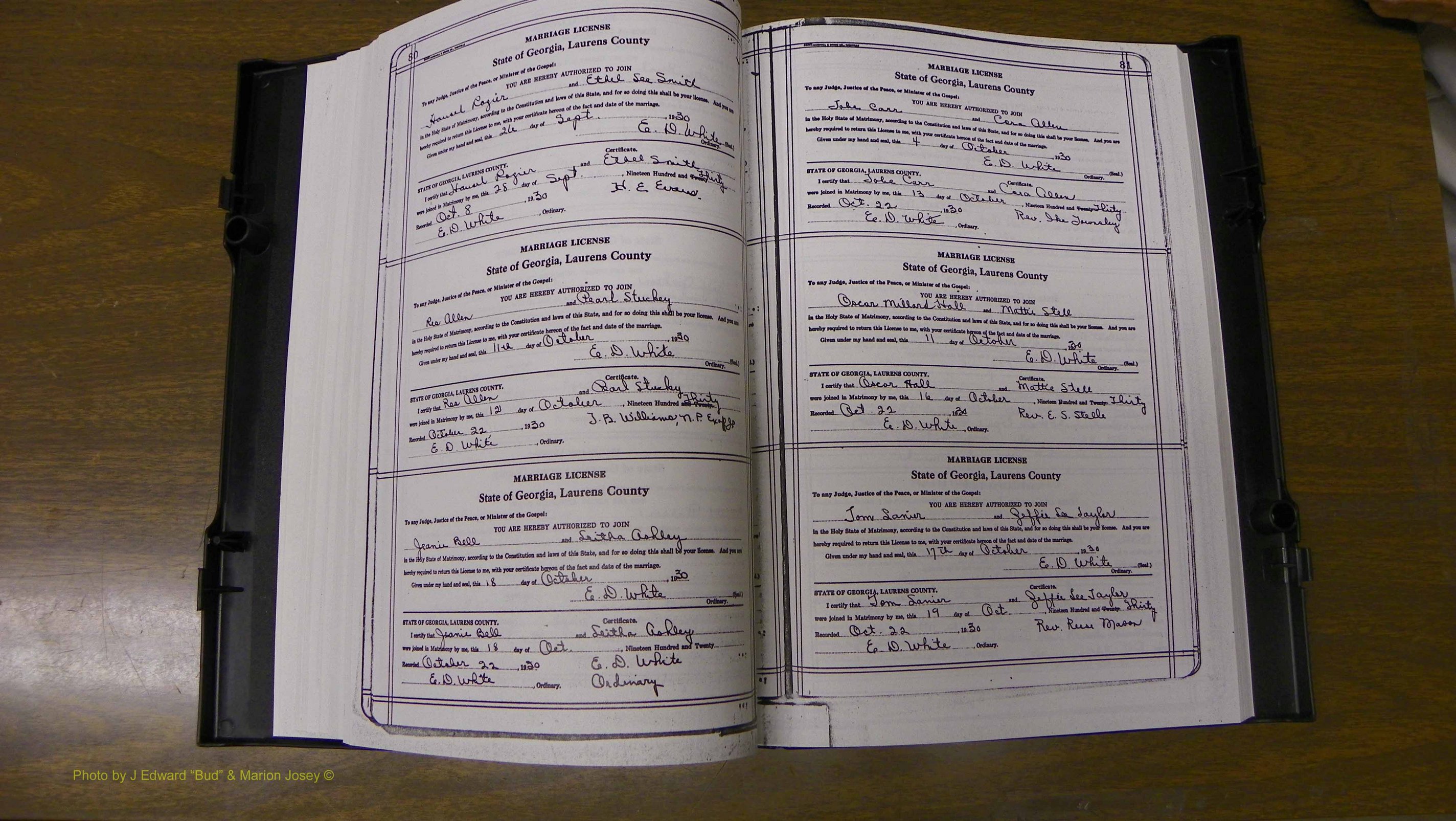 Laurens Co, GA, Marriages Book T, 1929 - 1938, Colored, P 080-081.JPG