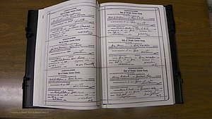 Laurens Co, GA, Marriages Book W, 1944 - 1955, White, P 002-003.JPG