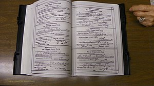 Laurens Co, GA, Marriages Book W, 1944 - 1955, White, P 124-125.JPG