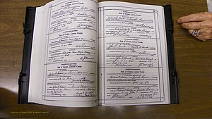 Laurens Co, GA, Marriages Book W, 1944 - 1955, White, P 134-135.JPG