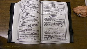 Laurens Co, GA, Marriages Book W, 1944 - 1955, White, P 136-137.JPG