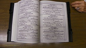 Laurens Co, GA, Marriages Book W, 1944 - 1955, White, P 146-147.JPG