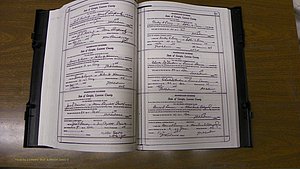 Laurens Co, GA, Marriages Book W, 1944 - 1955, White, P 152-153.JPG