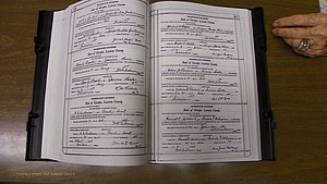 Laurens Co, GA, Marriages Book W, 1944 - 1955, White, P 154-155.JPG